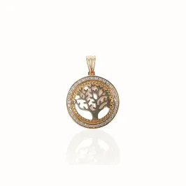 Pingente Árvore da Vida Cravejado