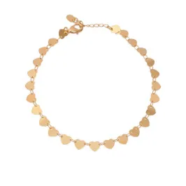 Tornozeleira Corações Chapinha