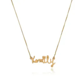 Colar Personalizado Escrita Igual a da Criança