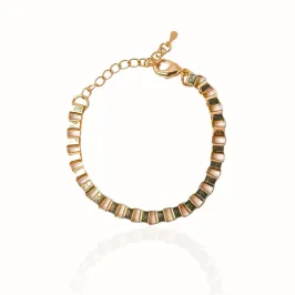 Pulseira Veneziana 6mm 17cm+ext