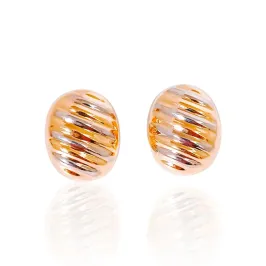 Brinco Botão 2 Ouros