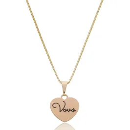 Colar Coração Personalizado