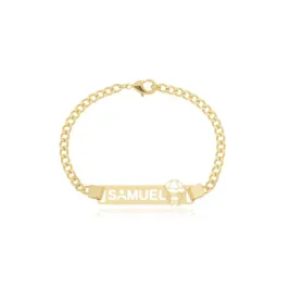 Pulseira Personalizada Infantil Detalhe Vazado