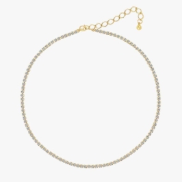 Choker de Zircônias Riviera Transparente