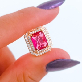 Pingente de Encaixe Cravejado