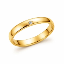 Aliança Lisa á prova d'agua