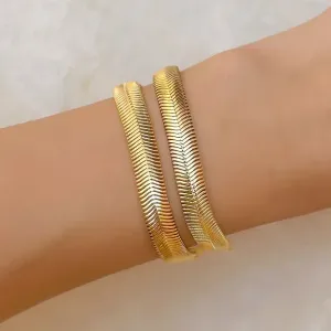 Pulseira Fio Alemão Chato 8mm