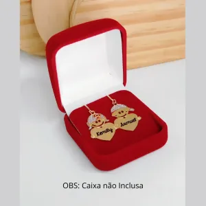 Colar Bonequinhos até 4 Filhos Personalizado