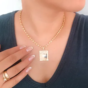 Pingente Placa O Senhor é meu Pastor Unissex