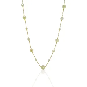 Colar Pérolas 10/6/4mm 80cm
