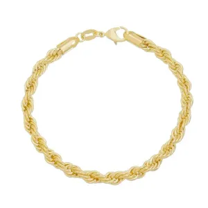 Pulseira Cordão Baiano 4mm 18cm
