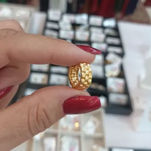 Argola Click Trabalhada Engr