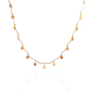Choker Coração Dourado