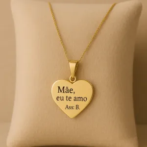 Colar Coração Personalizado