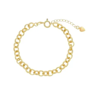 Pulseira Portuguesa 5mm 18+3cm