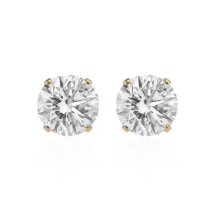 Brinco Solitário Zirconia 10mm