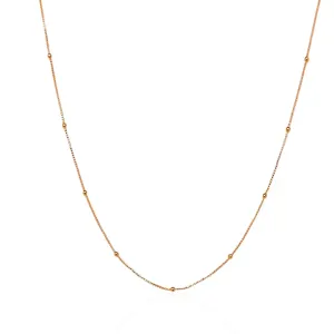 Colar Veneziana e Bolinha Dourada