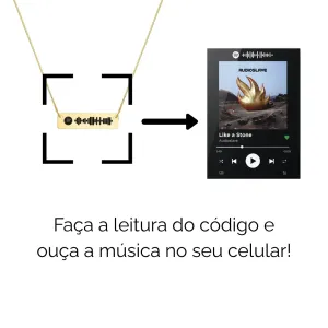 Colar Personalizado Spotfy