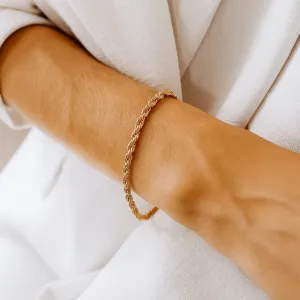 Pulseira Cordão Baiano 4mm 18cm