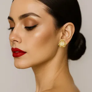 Brinco Elos Pérola e Zircônias