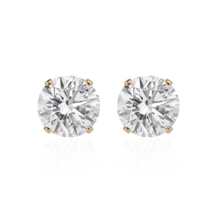 Brinco Solitário Zirconia 10mm