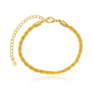 Pulseira Cordão Baiano 4mm 18cm