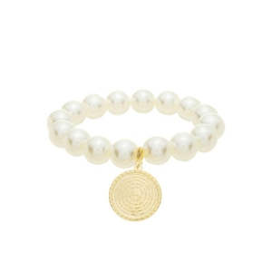 Pulseira Pérolas e Medalha Pai Nosso