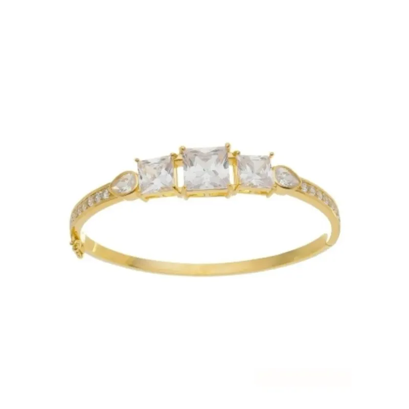 Bracelete Maxi Ziconia Quadrada