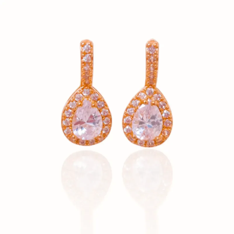 Brinco Gota Zirconia