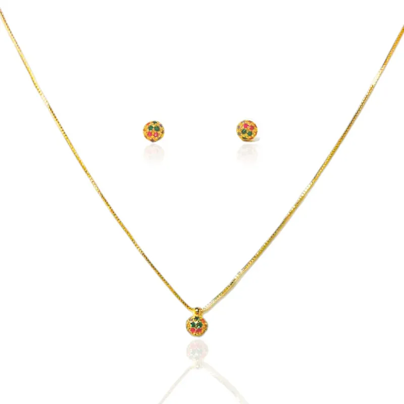 Conjunto Mini Bolinha Cravejado