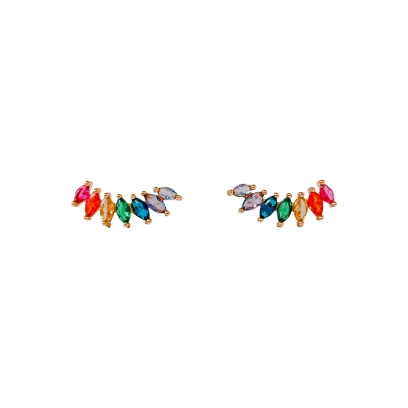Brinco Ear Cuff Cristais