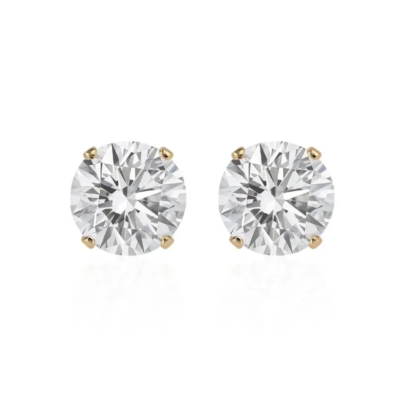 Brinco Solitário Zirconia 10mm