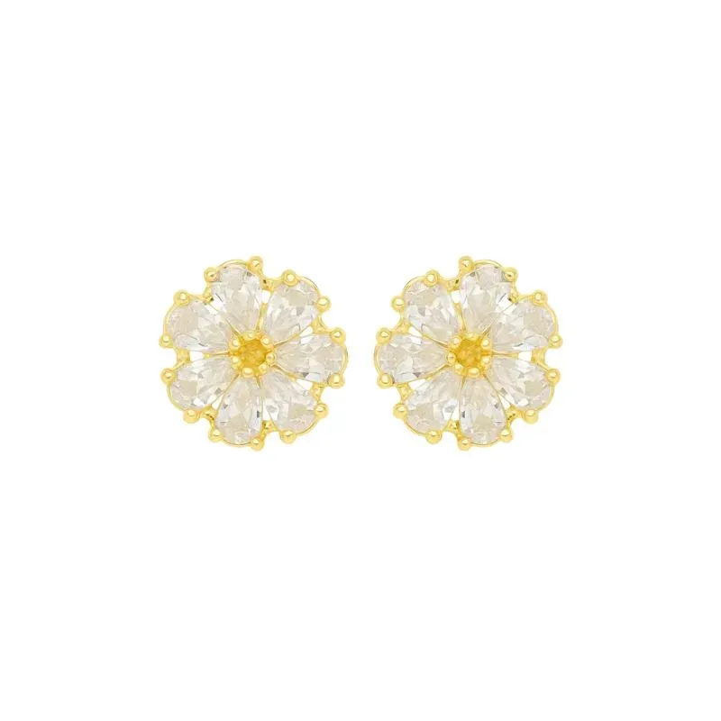 Brinco Flores Zircônias