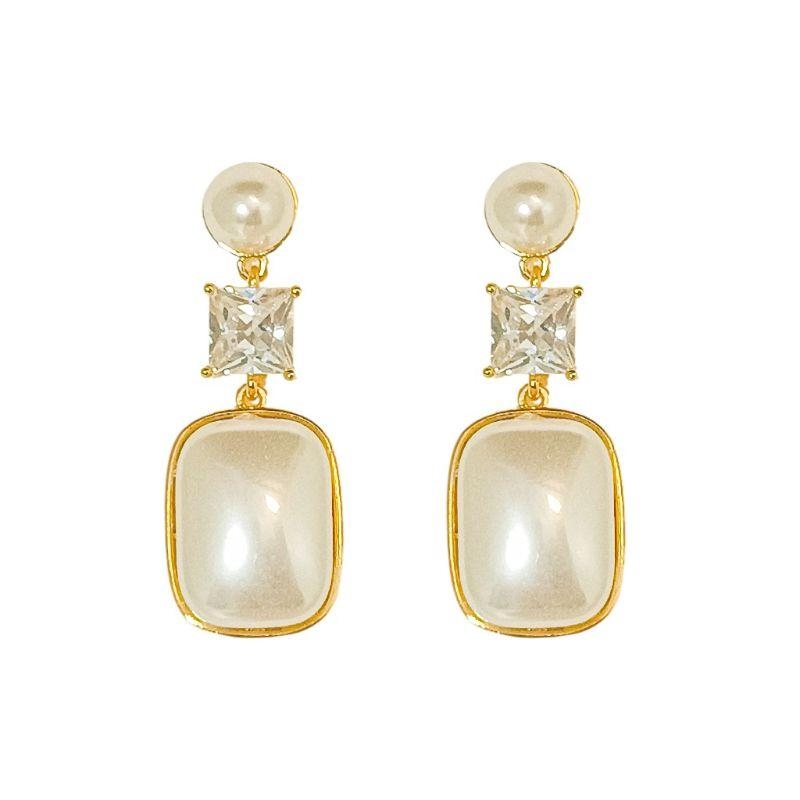 Brinco Pendente de Pérola