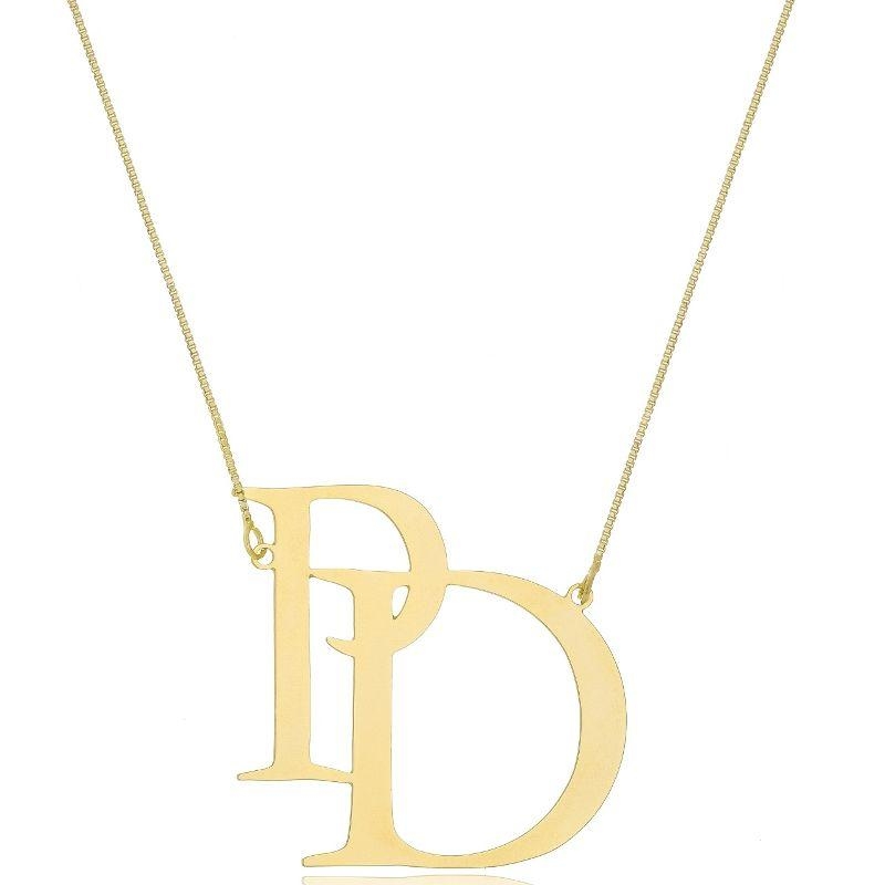 Colar 2 Iniciais Personalizado