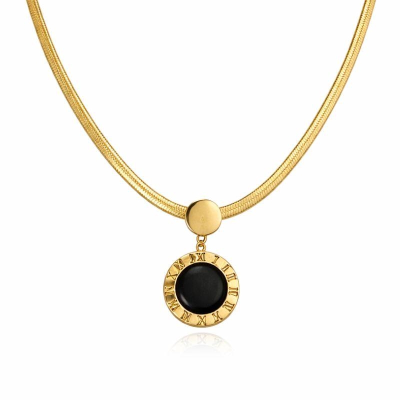 Corrente Á Prova D'Agua Roma Preto