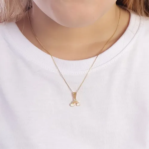 Conjunto Infantil Resinado Banhado a Ouro