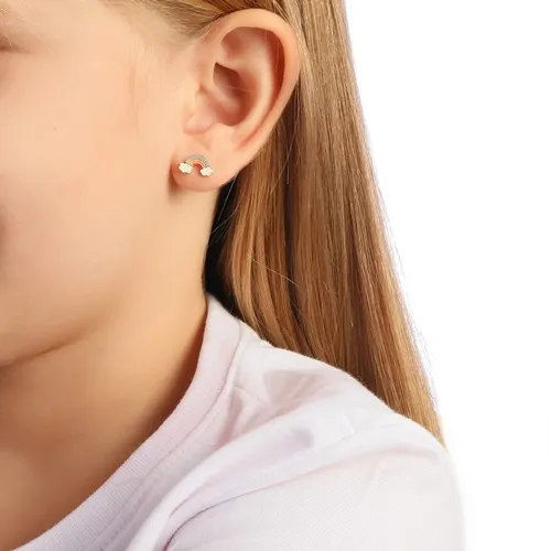 Conjunto Infantil Resinado Banhado a Ouro
