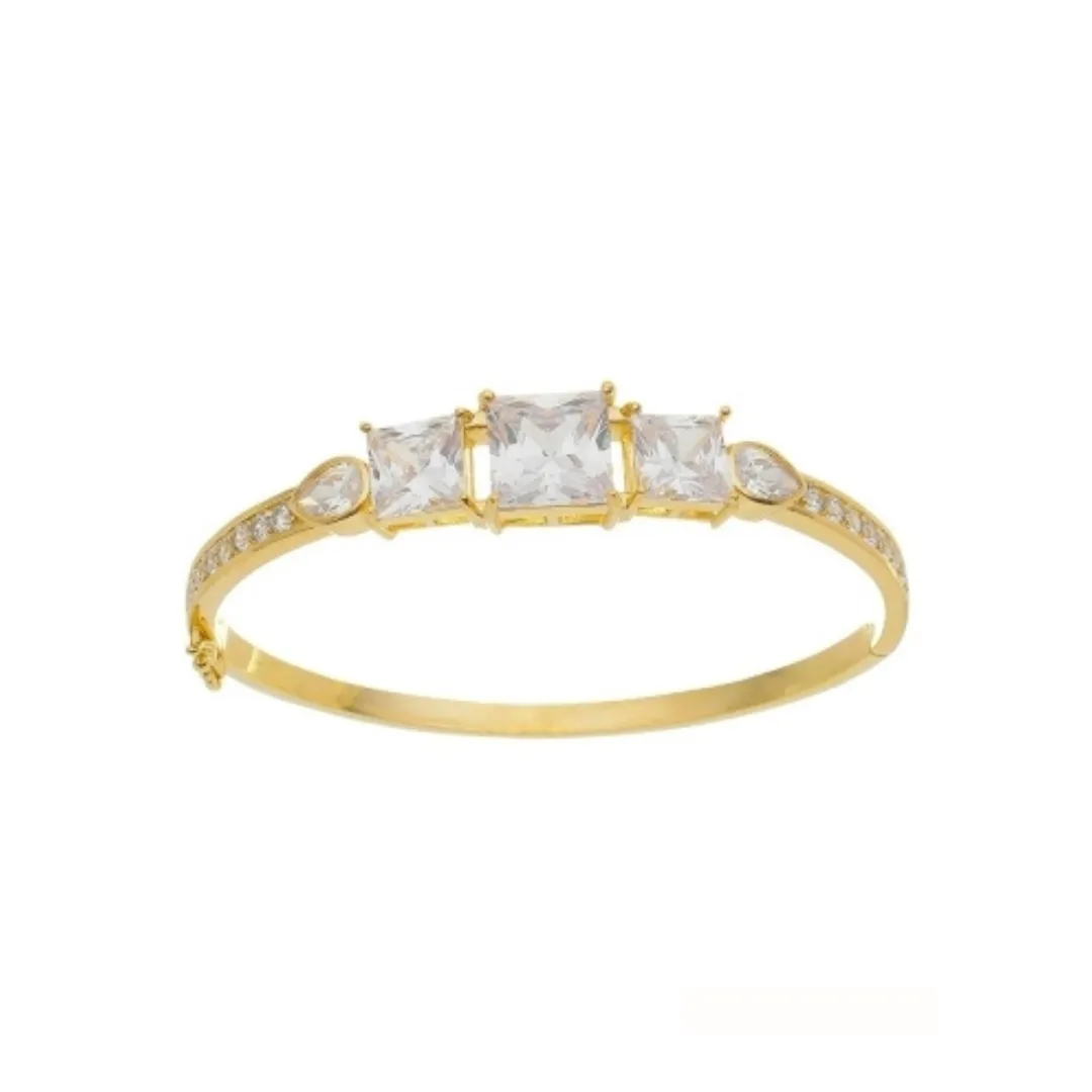 Bracelete Maxi Ziconia Quadrada