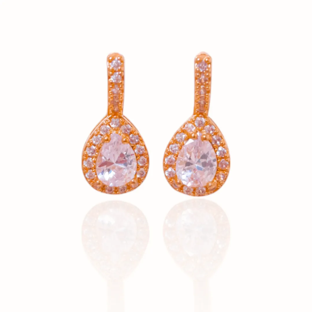 Brinco Gota Zirconia