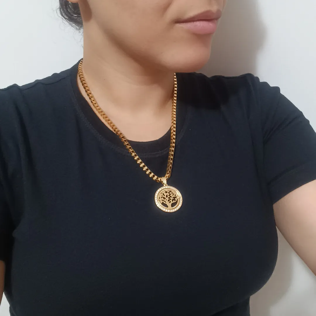 Pingente Árvore da Vida Cravejado