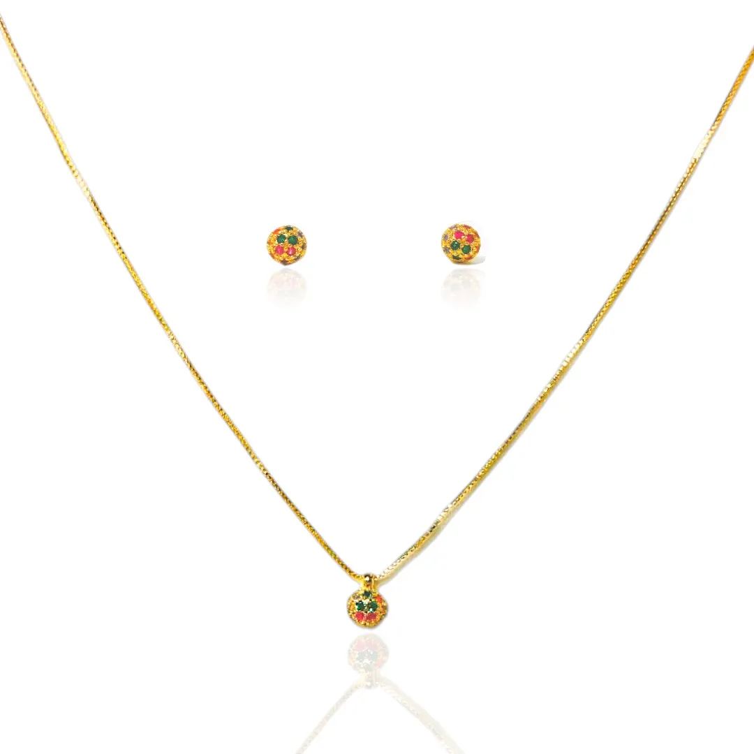 Conjunto Mini Bolinha Cravejado