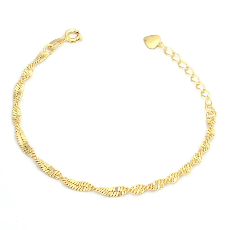 Pulseira torcida 3,2mm 16+3,5cm