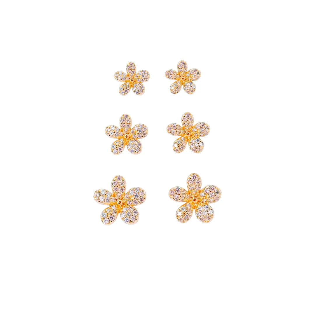 Trio Flores Cravejadas