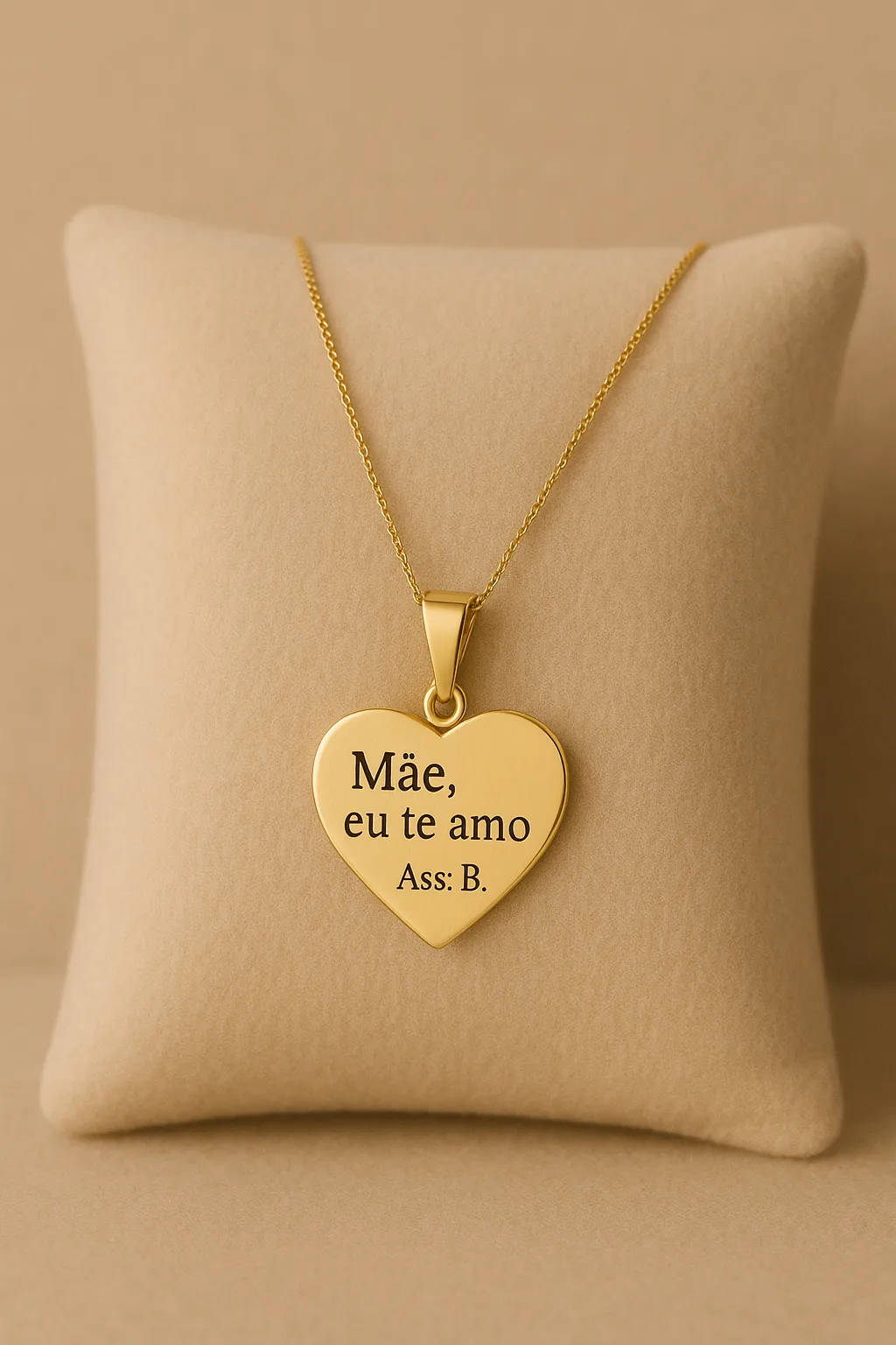 Colar Coração Personalizado
