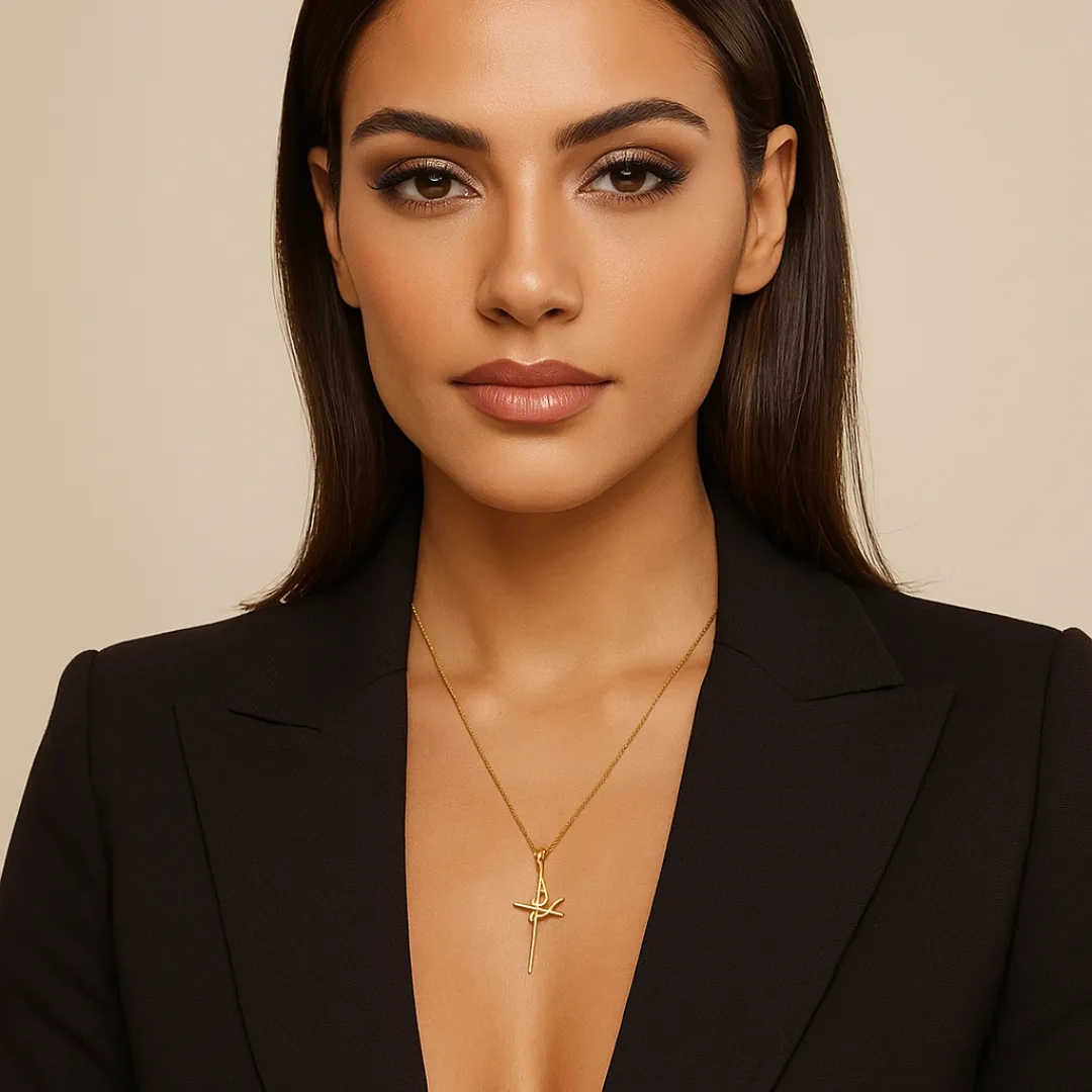 Colar Fé Dourado