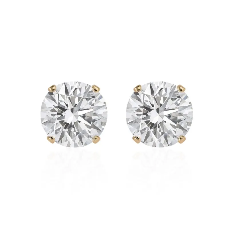Brinco Solitário Zirconia 10mm
