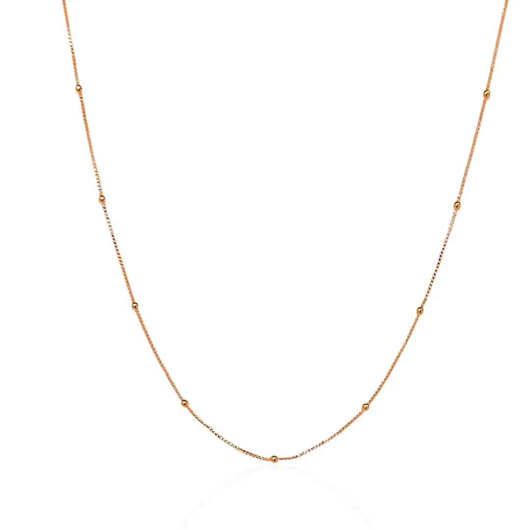 Colar Veneziana e Bolinha Dourada