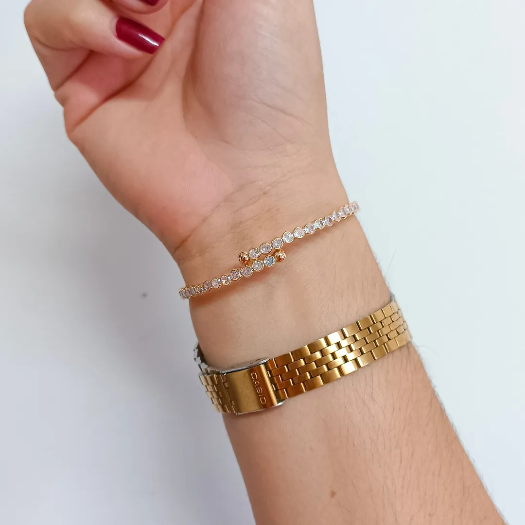 Bracelete de Encaixe Cravejado