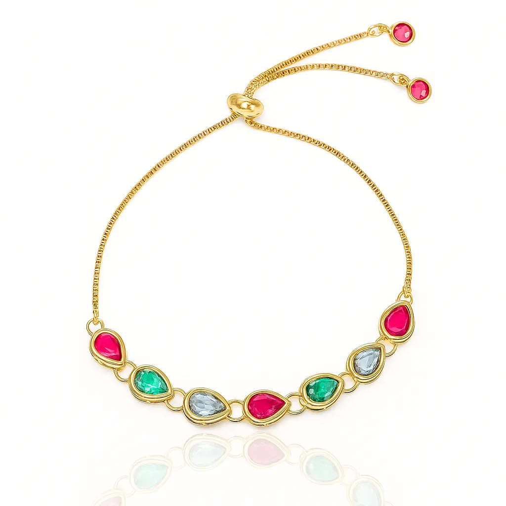 Pulseira Gotas Coloridas